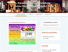 Tablet Screenshot of parafialewisham.org